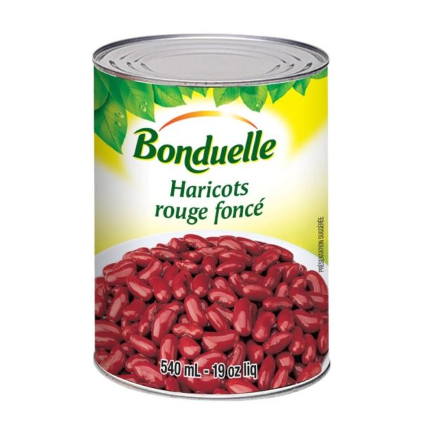 Haricot rouge en conserve - Bonduelle (540ml) - Gaëtan Cyr